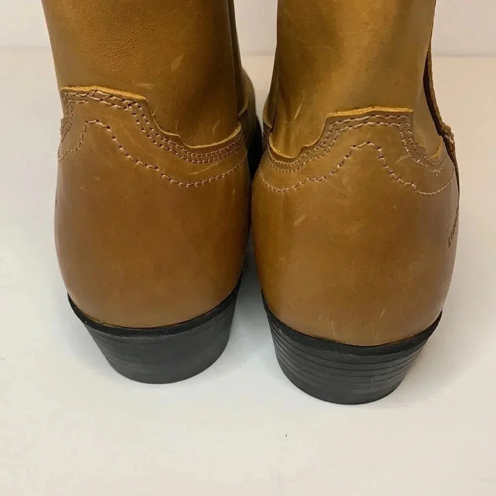 Eurostar Clive Cowboy Leather Boots Dark Brown Men’s 12 New